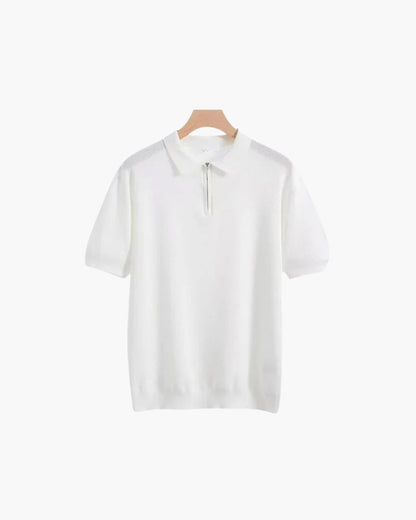 Brooks | camiseta de polo de manga corta para hombres con media cremallera