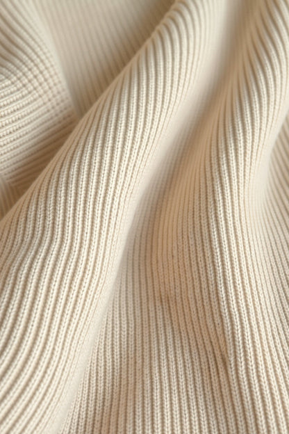 Suéter de punto con cuello de cremallera – Elegante y Cómodo