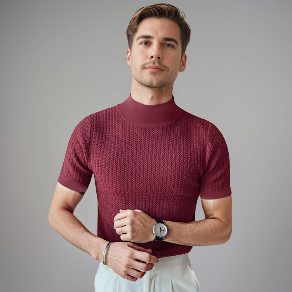 Paolo | Camiseta de Hombre de Manga Corta Stilvoles