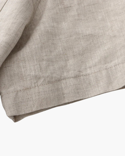 Isaiah | Camisa de lino de manga corta para hombres con bolsillo en el pecho