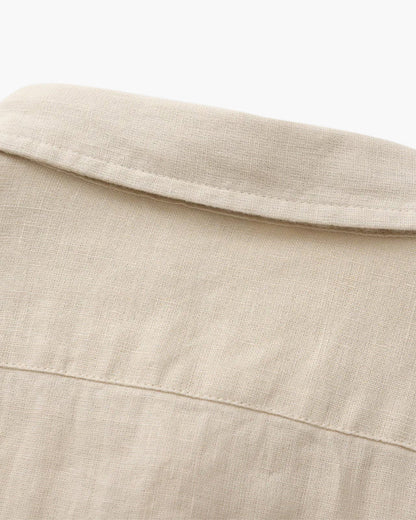 Kai | Camisa de lino de manga larga ligera para hombres en verano