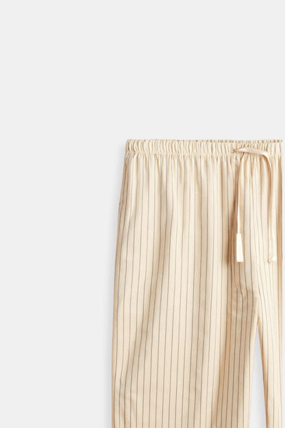 Pantalones de lounge para hombre con rayas – Estética Old Money en varios colores