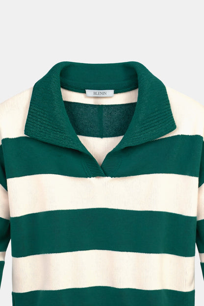 Noah | Suéter de rugby a rayas para hombres – Deportivo y Elegante