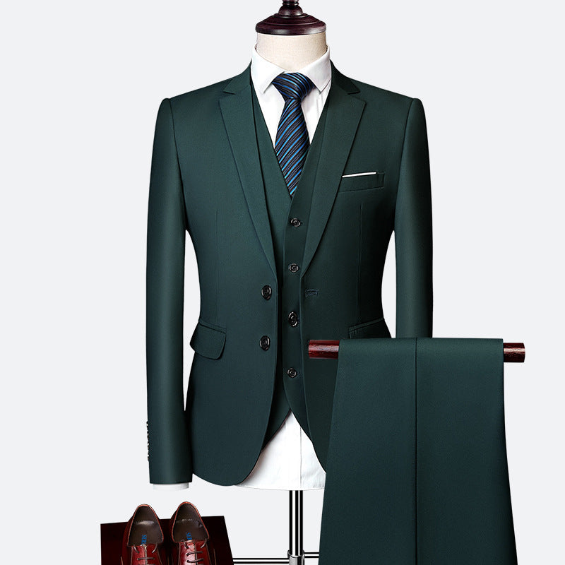 Aidan | Men's Formal Waistcoat Blazer and Trouser Set | Three-Piece