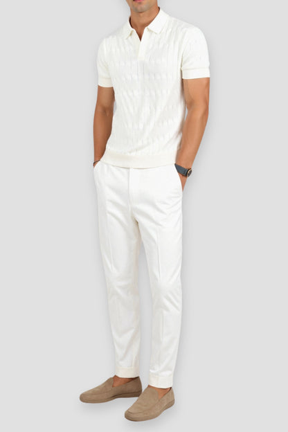 Camisa Polo para Hombre en Blanco – Clásica y Elegante