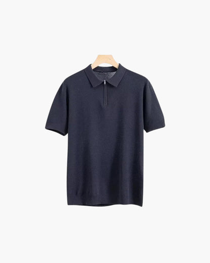 Brooks | camiseta de polo de manga corta para hombres con media cremallera