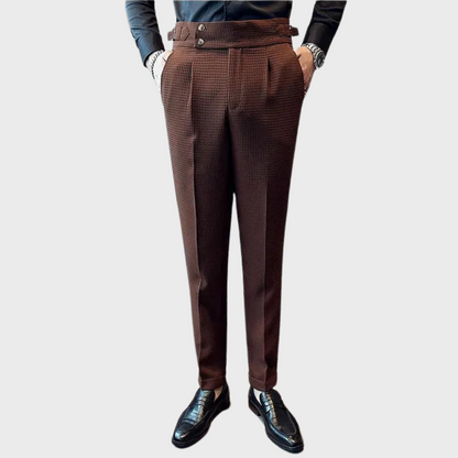 Noah | Pantalón de cuadros para hombre de tiro alto
