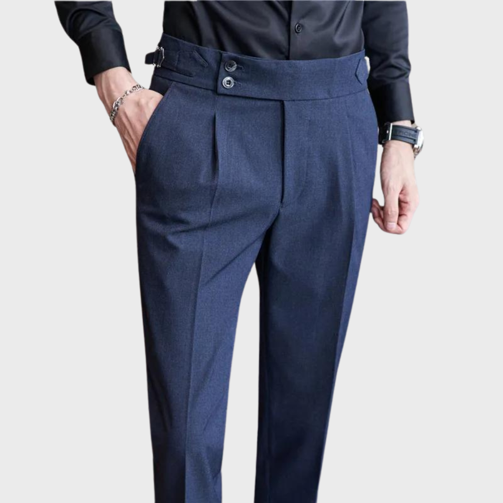 Alaric | Pantalón de tiro alto, elegante, cómodo y fácil de cuidar
