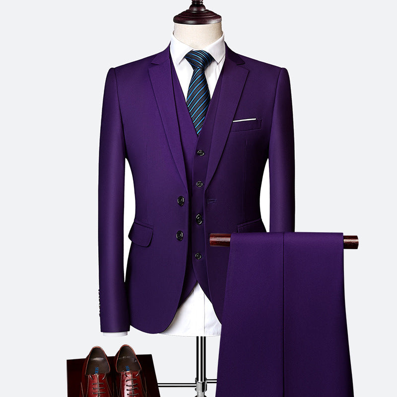 Aidan | Men's Formal Waistcoat Blazer and Trouser Set | Three-Piece