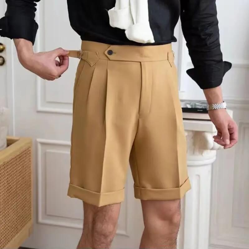 Pantalones cortos modernos y casuales para hombres hasta la rodilla