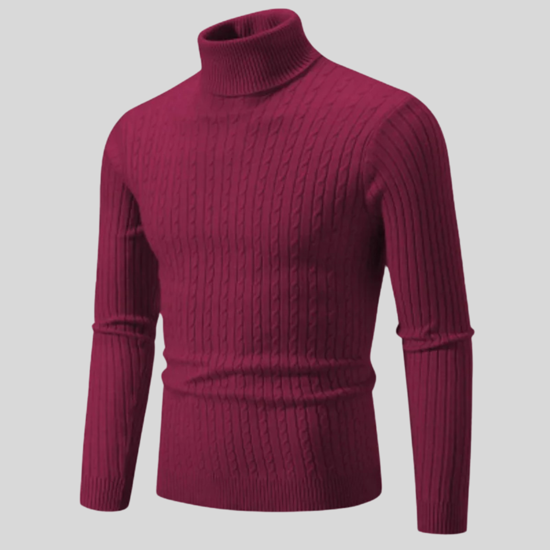 Christoph | Suéter de Cuello Alto Elegante