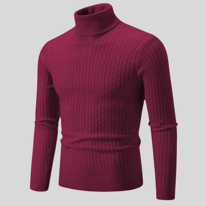 Christoph | Suéter de Cuello Alto Elegante