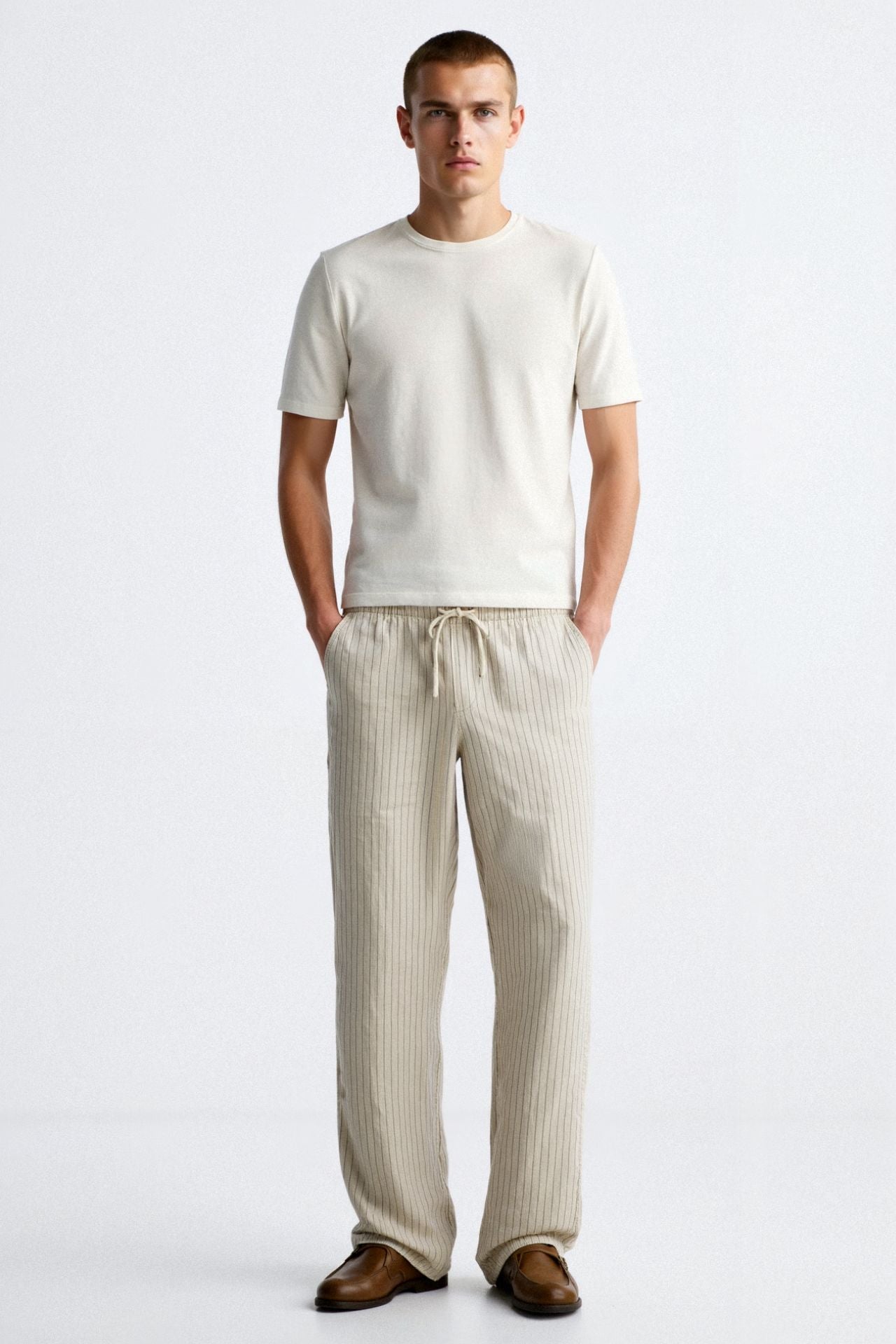 Pantalones de lounge para hombre con rayas – Estética Old Money en varios colores
