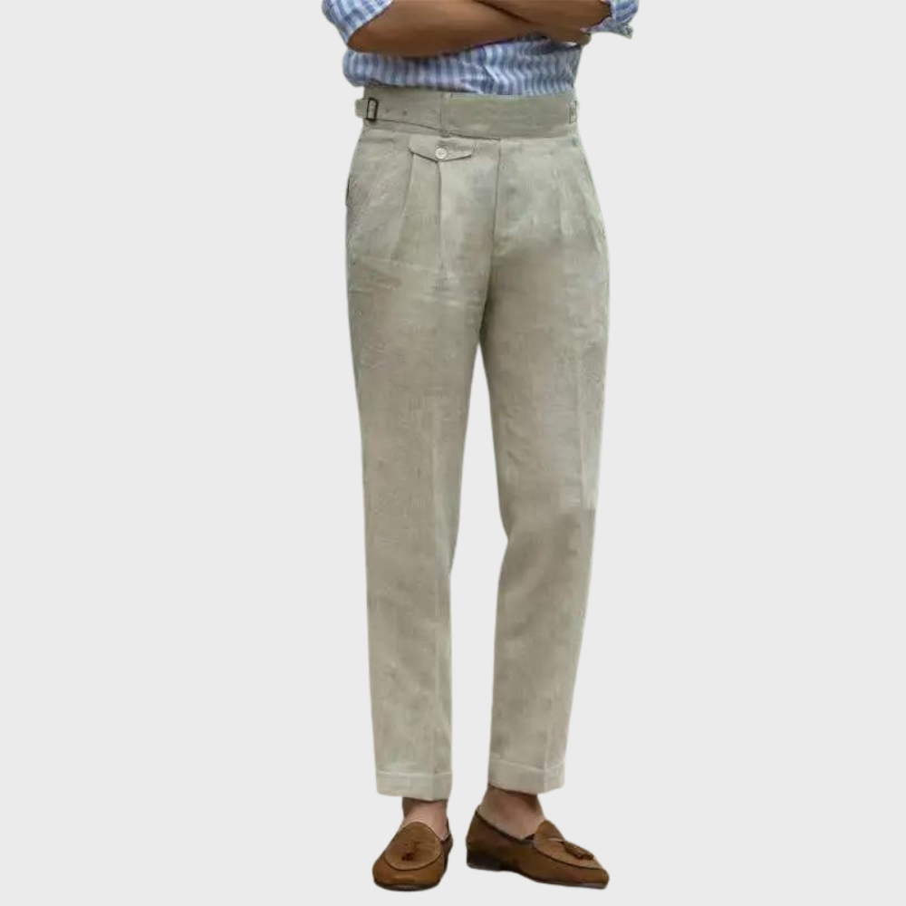 Lukas | Pantalones de Cintura Alta Premium