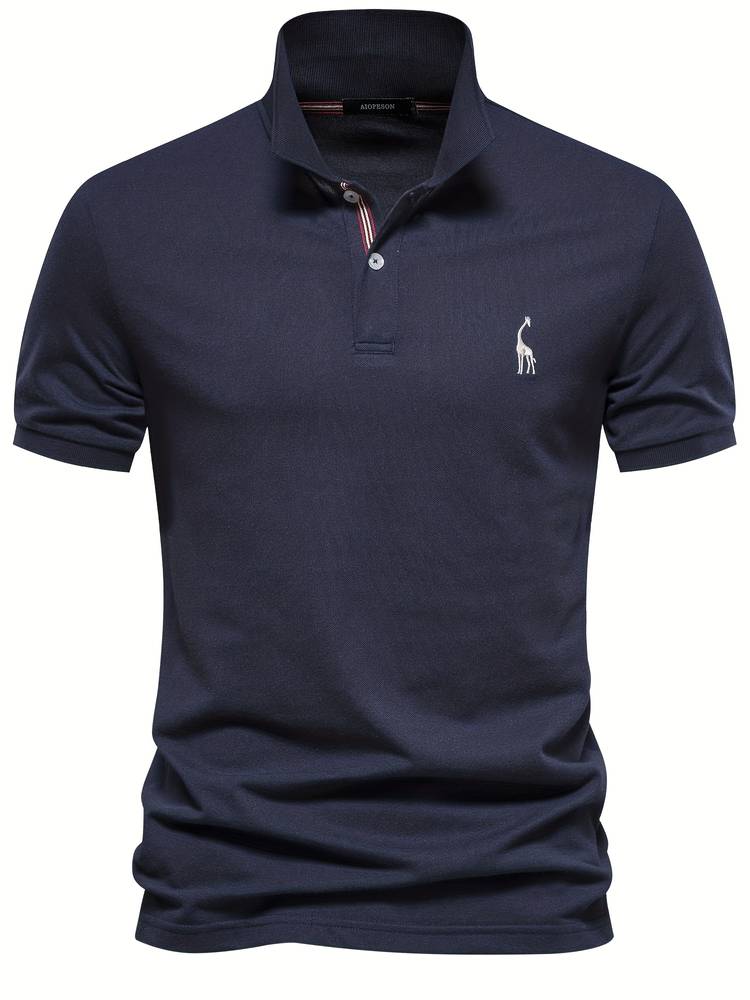 Noah | Camiseta Polo Clásica Slim Fit con detalle de cuello deportivo