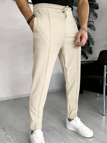 Christoph | Pantalones Slim-Fit a cuadros elegantes