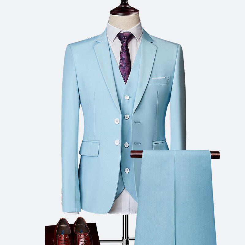 Aidan | Men's Formal Waistcoat Blazer and Trouser Set | Three-Piece
