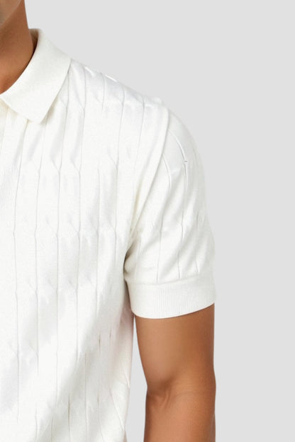 Camisa Polo para Hombre en Blanco – Clásica y Elegante