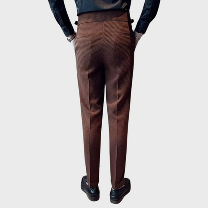 Noah | Pantalón de cuadros para hombre de tiro alto