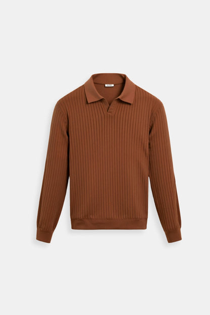 Poloshirt de punto minimalista | Elegancia y comodidad en perfección
