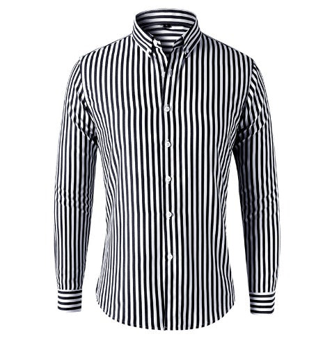 Ezra | Camisa de rayas clásica con un toque moderno