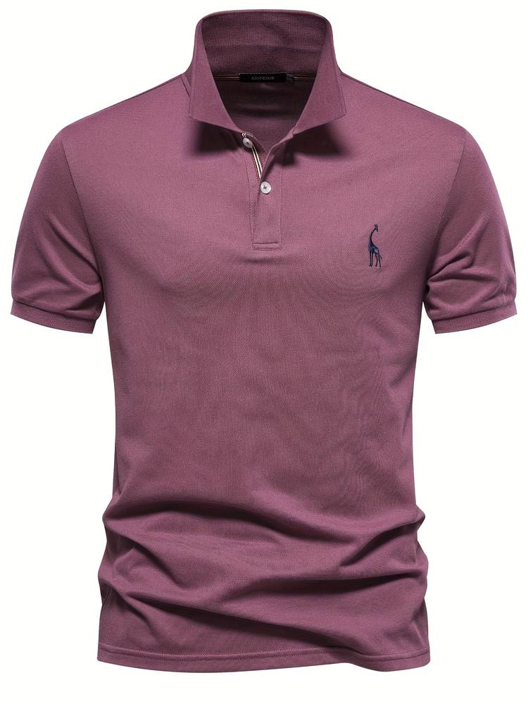 Noah | Camiseta Polo Clásica Slim Fit con detalle de cuello deportivo