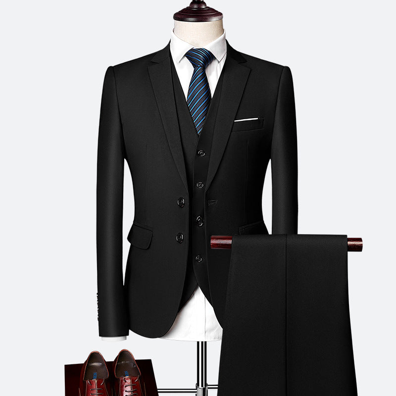 Aidan | Men's Formal Waistcoat Blazer and Trouser Set | Three-Piece