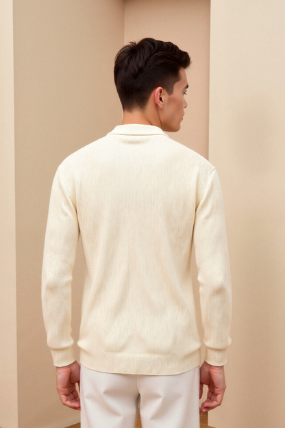 Elegante Chaqueta de Punto Minimalista con Cremallera | Estilo y Comodidad Unificados