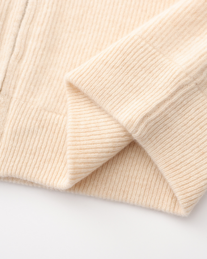Wesley | Chaqueta de punto con cremallera de cachemira para hombres