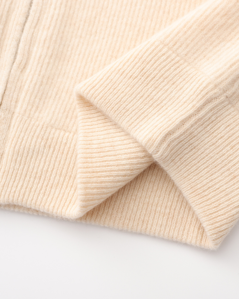 Wesley | Chaqueta de punto con cremallera de cachemira para hombres