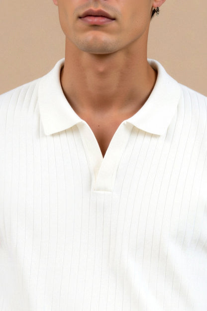 Poloshirt de punto minimalista | Elegancia y comodidad en perfección