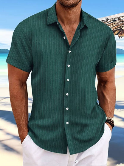 Owen | Camisa de verano de corte relajado a rayas