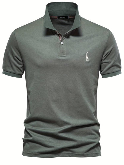 Noah | Camiseta Polo Clásica Slim Fit con detalle de cuello deportivo