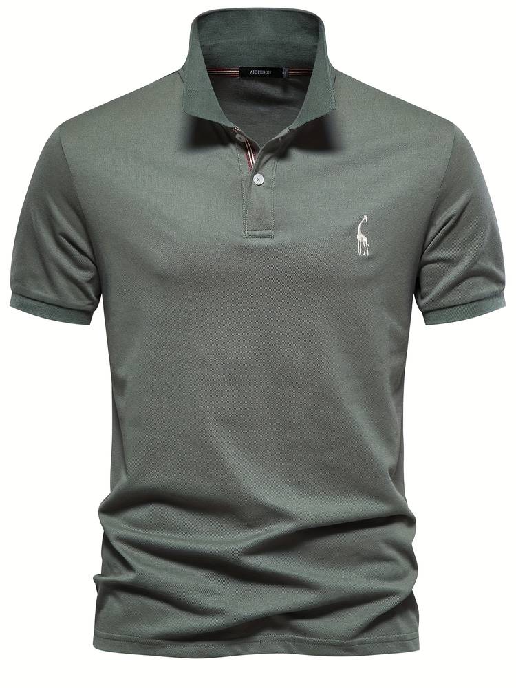 Noah | Camiseta Polo Clásica Slim Fit con detalle de cuello deportivo