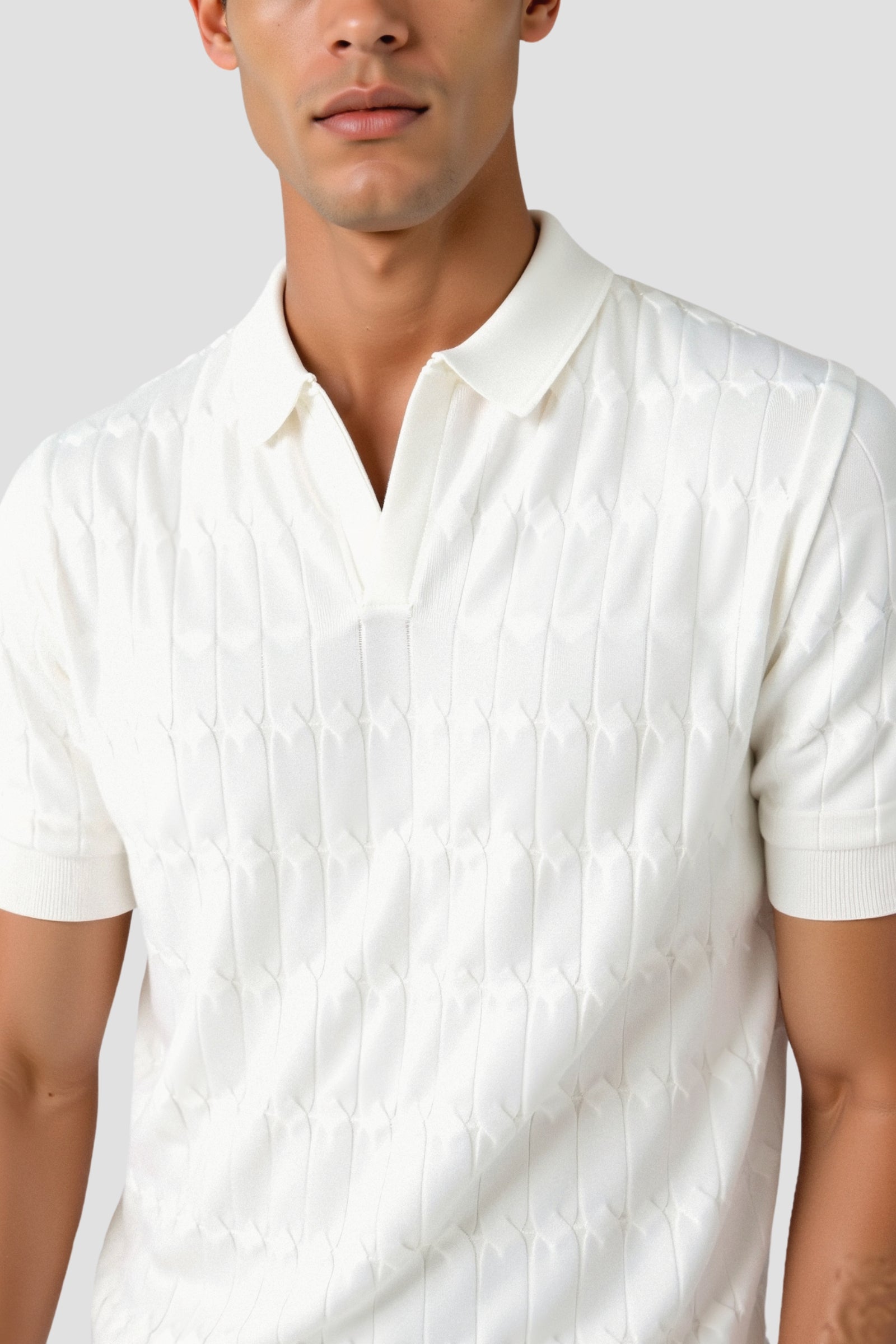 Camisa Polo para Hombre en Blanco – Clásica y Elegante
