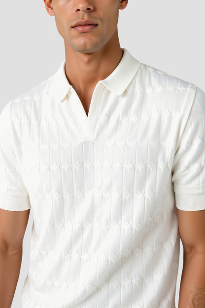 Camisa Polo para Hombre en Blanco – Clásica y Elegante