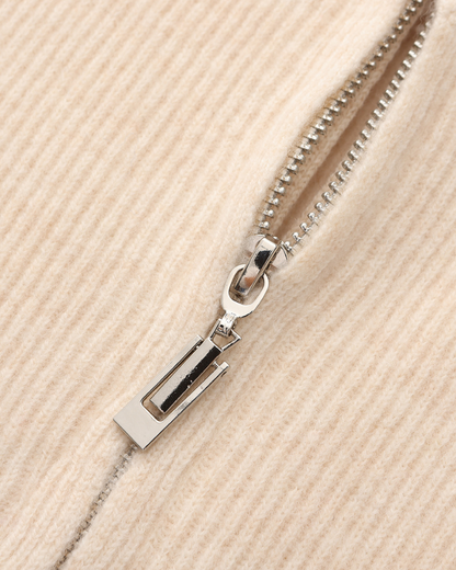 Wesley | Chaqueta de punto con cremallera de cachemira para hombres