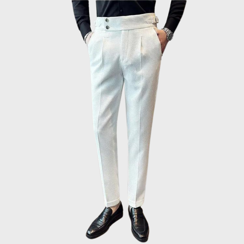 Noah | Pantalón de cuadros para hombre de tiro alto
