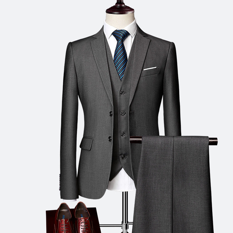Aidan | Men's Formal Waistcoat Blazer and Trouser Set | Three-Piece