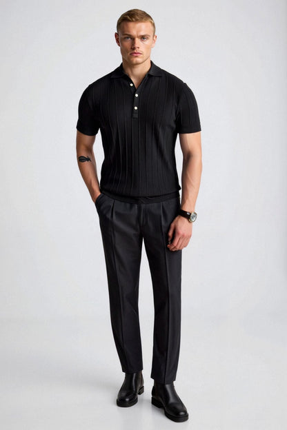 Elegantes camisetas polo para hombres en blanco – Minimalistas y atemporales