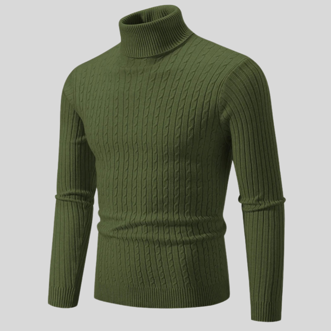 Christoph | Suéter de Cuello Alto Elegante