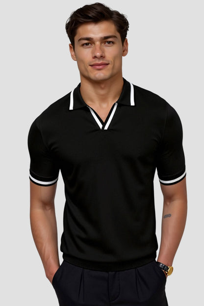 Camisa polo para hombres con detalles en contraste – Elegante y moderna