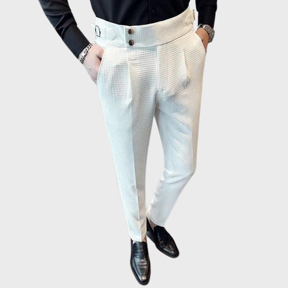 Noah | Pantalón de cuadros para hombre de tiro alto