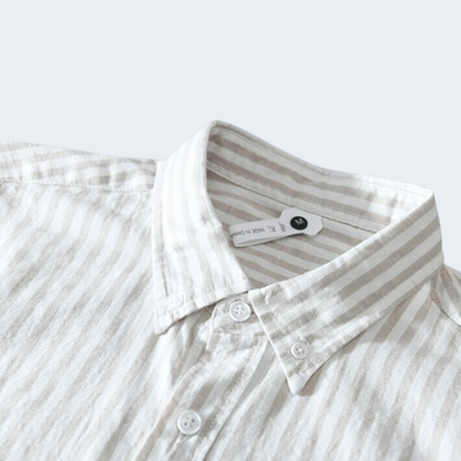Anton | Camisa de Verano para Hombre con Patrón de Rayas