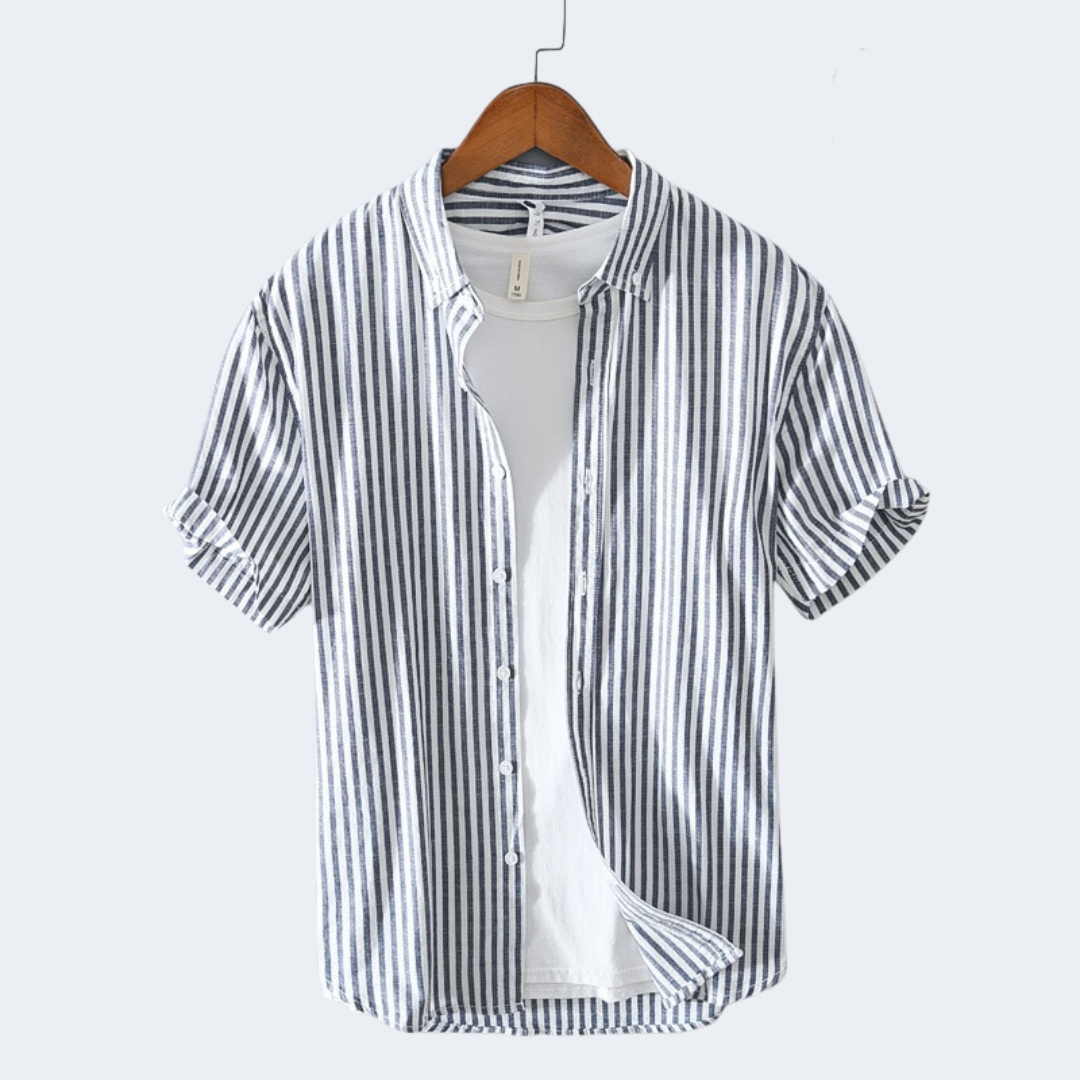 Anton | Camisa de Verano para Hombre con Patrón de Rayas