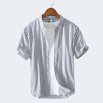 Anton | Camisa de Verano para Hombre con Patrón de Rayas