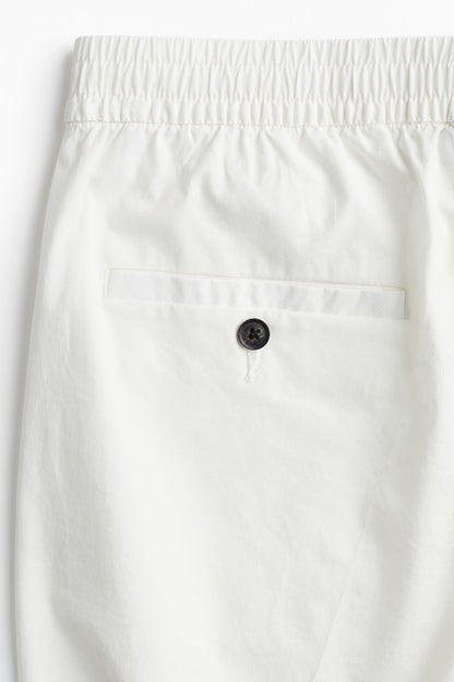 Francesco | Pantalón Chino para Hombre en Blanco Crema con Cinturilla Ajustable