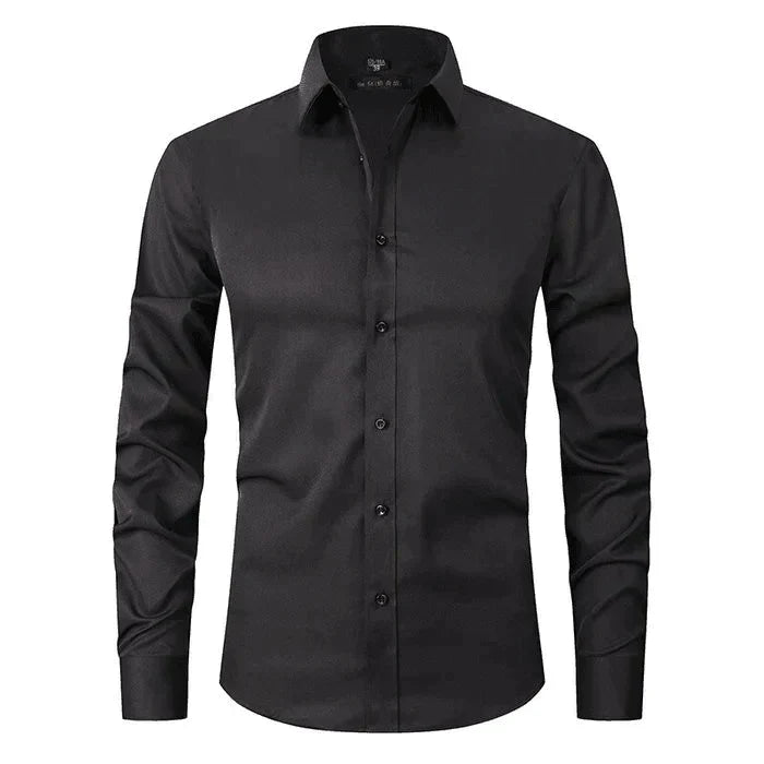 Braony | Camisa de manga larga clásica para hombre con corte moderno Slim-Fit