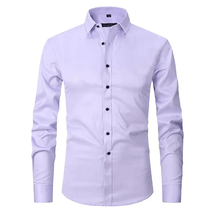 Braony | Camisa de manga larga clásica para hombre con corte moderno Slim-Fit