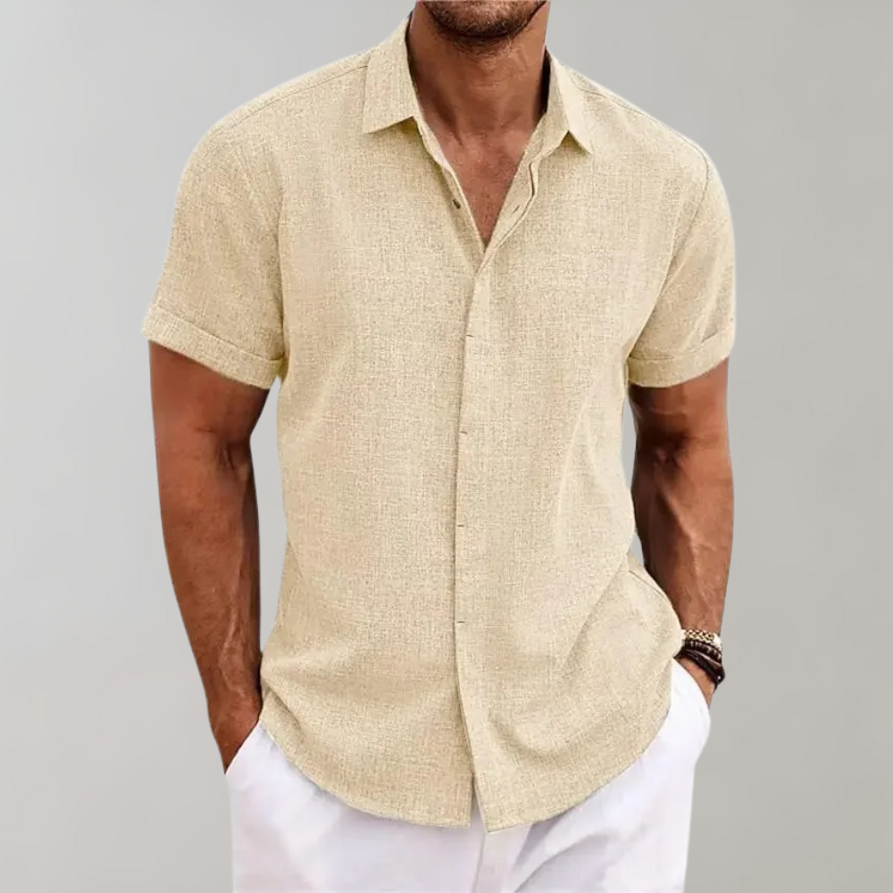 Elijah | Camisa de Verano Estilo Casual de Manga Corta